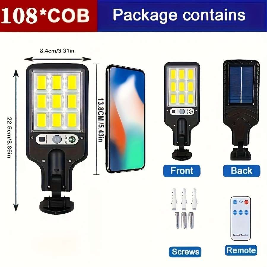 2pcs Outdoor Solar Light