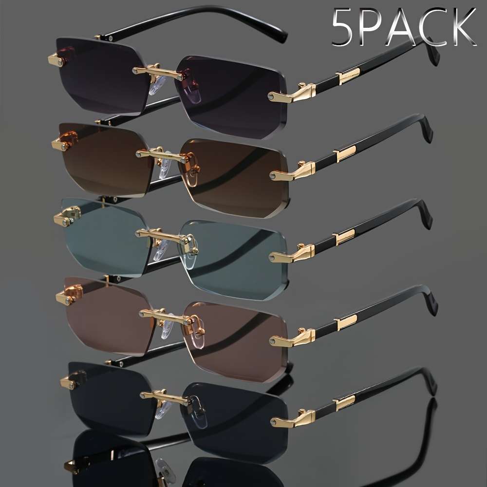 Mens Glasses Color Double Gray Add Tea Add Black Add Green Add Blue
