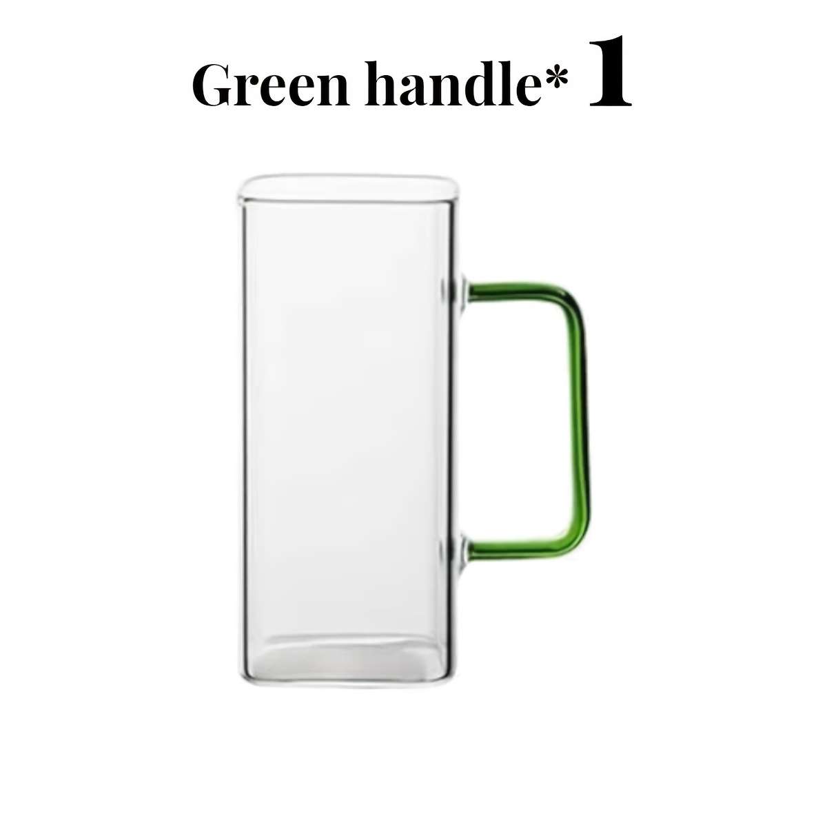 Water Cup Color Green Handle Quantity