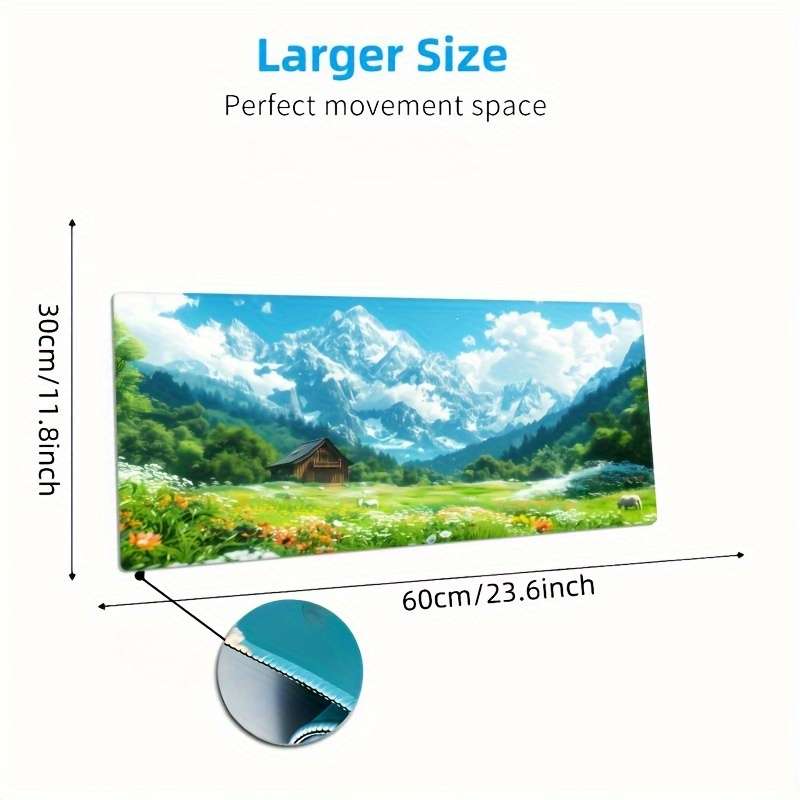 Mouse Pad Size 35.4X15.7Inch