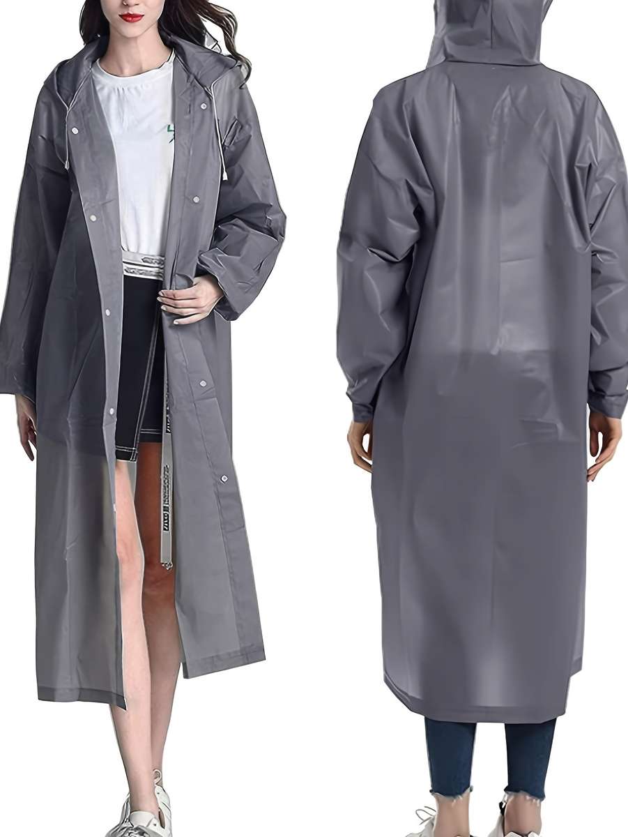 Raincoat Greyblack Size Onesize