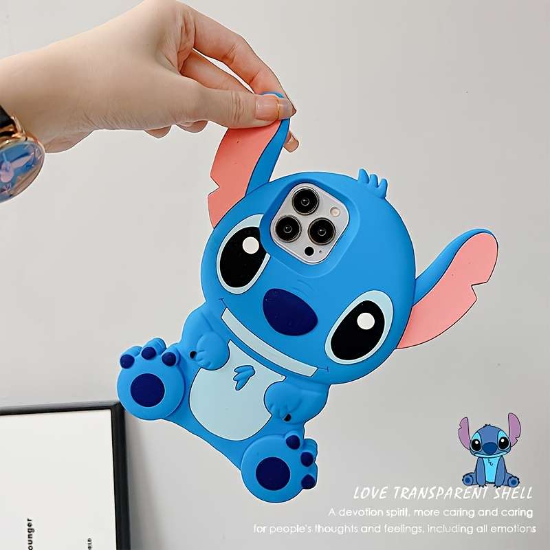 1Pc Blue For iPhone 11 Three Dimensional Phone Case
