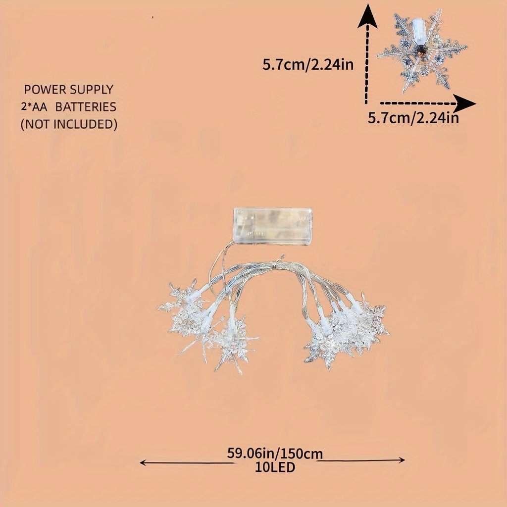 Christmas Lights Colorful Model 1.5 Meters 10 Lights