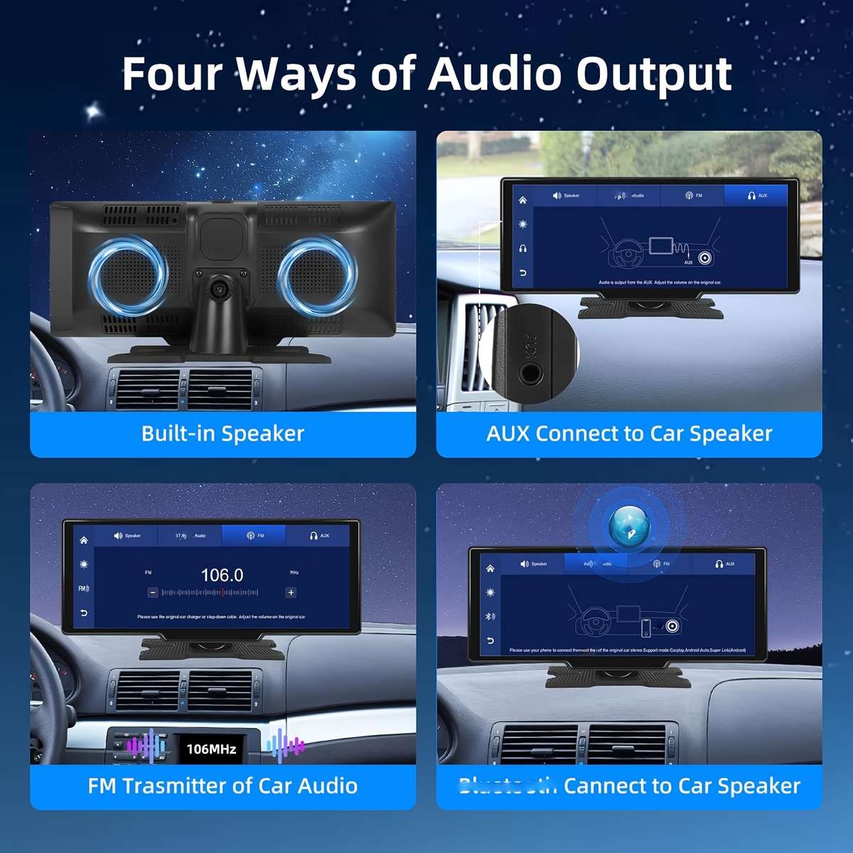 Car Audio  Entertainment System Items With Backup Camera