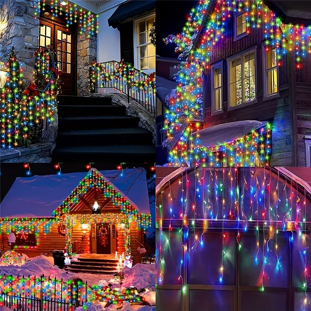 96Led Led Icicle String Lights Solar