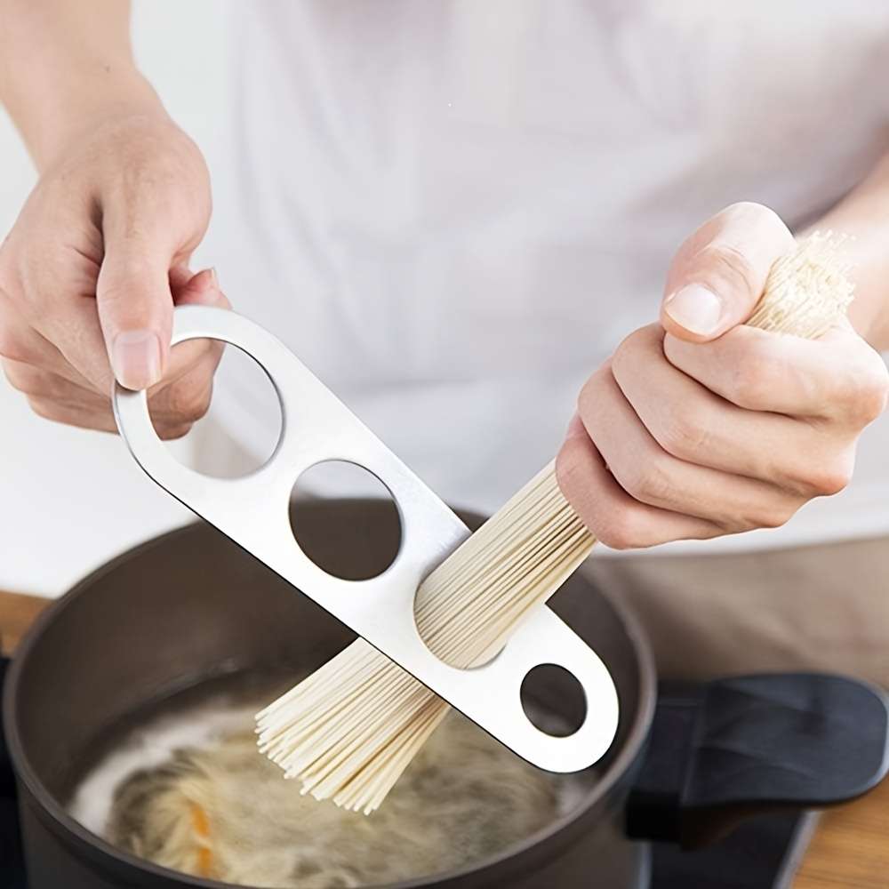 1pc Stainless Steel Pasta Measuring Spoon Durable Kitchen Tool for Portion Control Ideal for