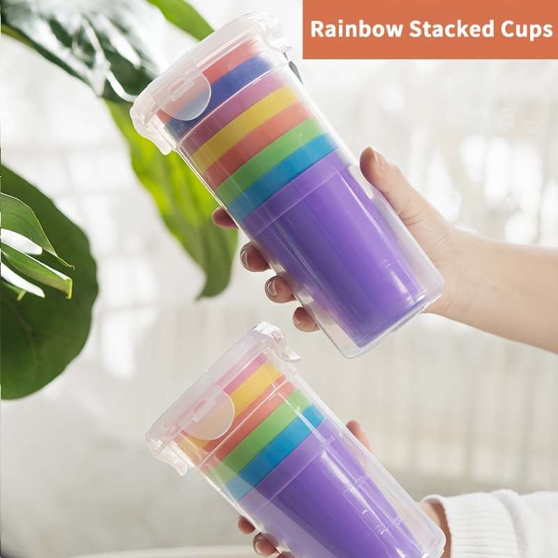 Water Cup Color 9Pcs Set Cups