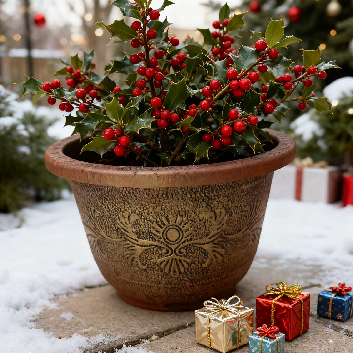 Flowerpotstorage 4 5Lcolor Exquisite Decorative Flower Pot
