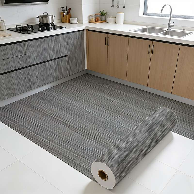 Self Adhesive Floor Stickers Self Adhesive Backing Roll Log Color 60Cm*5M 23.62In*196.85In