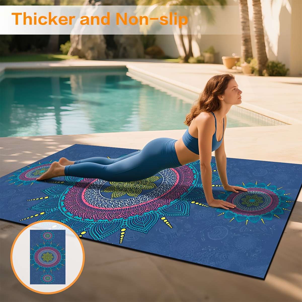 Yoga Mat 31.5*70.87In80*180Cm
