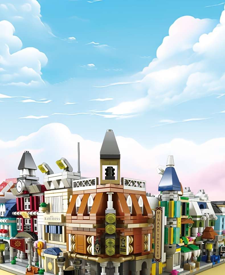 Building Toy Architectural Model Toy Set Items Fourth Set   559Pcs