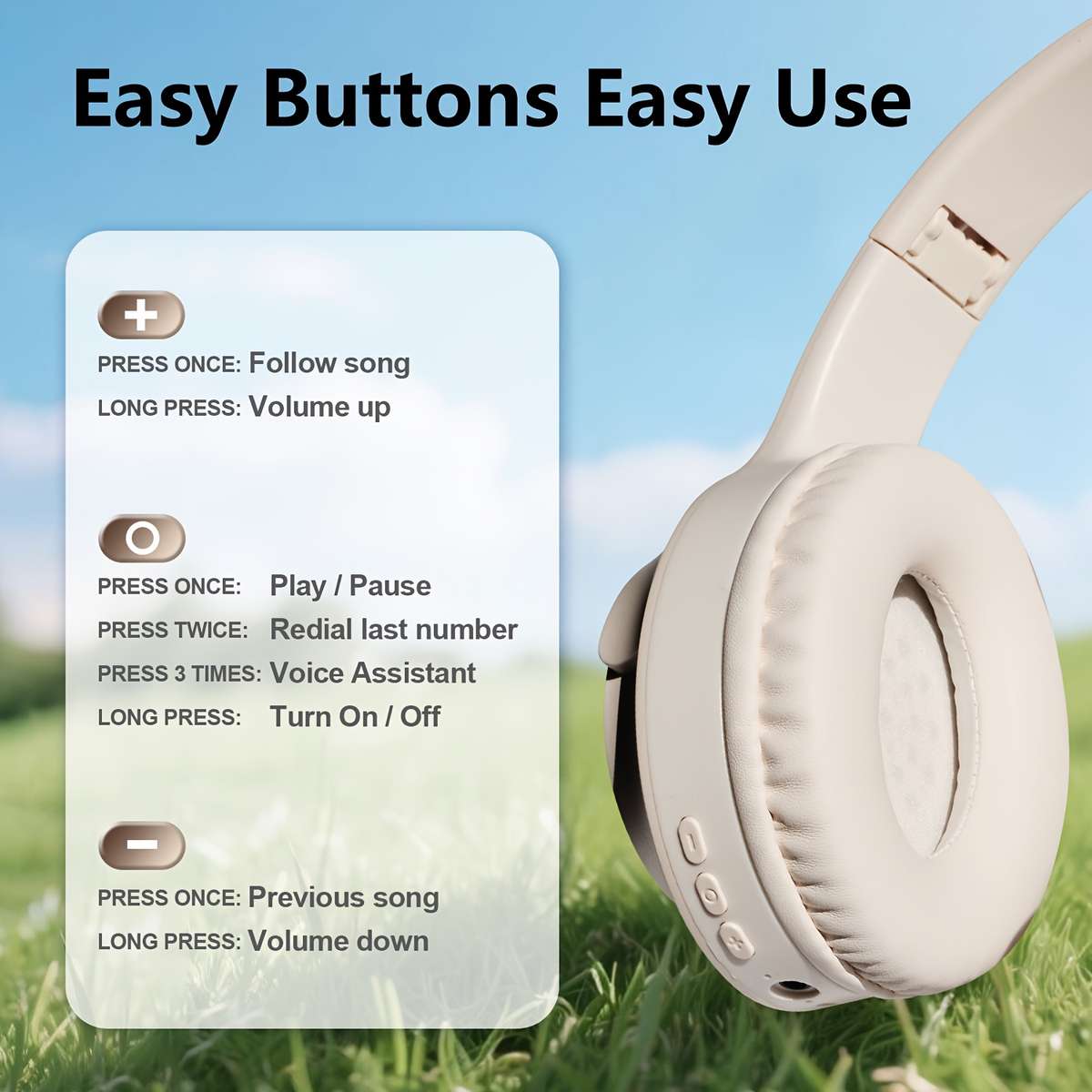 Headset Headphones Over Ear