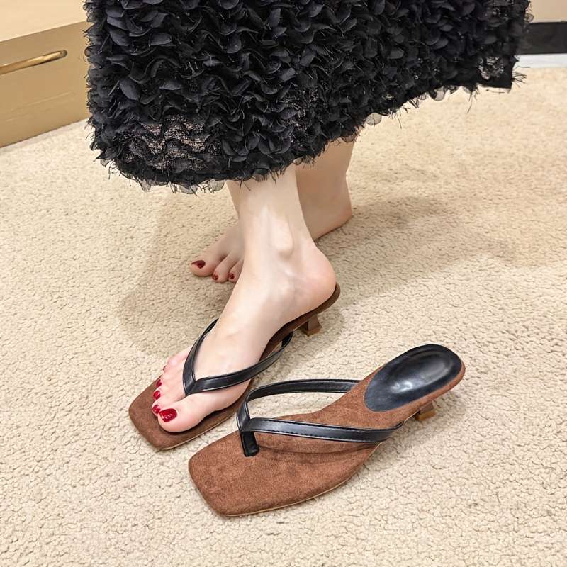 Ladies Summer Flip Flops Black Uk 7.5