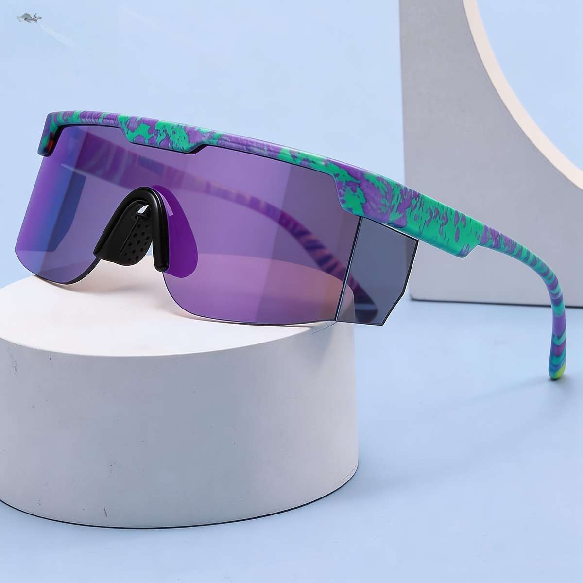 Cycling Glasses Color Speckled Frame Tea Tablets  Glasses Cloth