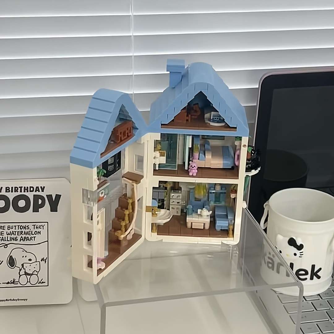 Building Toy Architectural Model Toy Set Model Cozy House