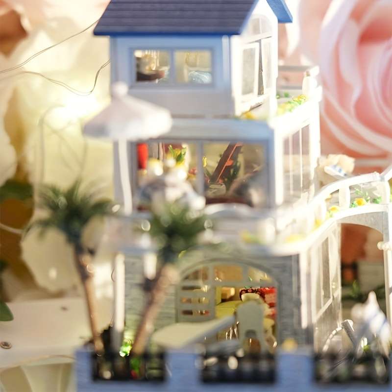 Building Toy Architectural Model Toy Set Model Mini Villa
