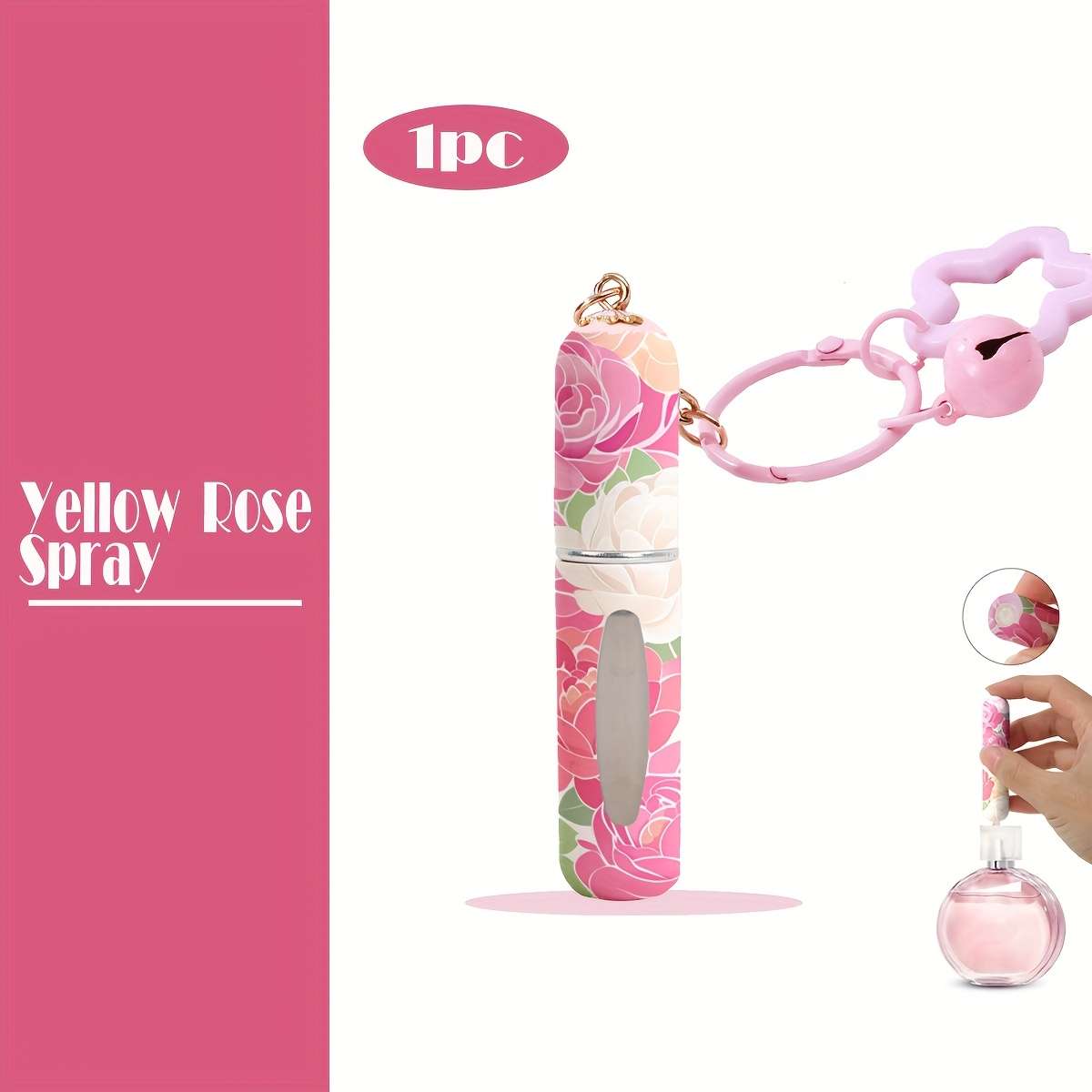 Car  Fragrance  Refill  Bottle Color 1Pc Star Ornaments Pink Fresh Spray