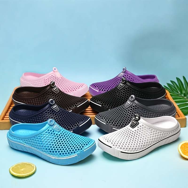 Men Slippers Summer Style Grey Size Uk 7