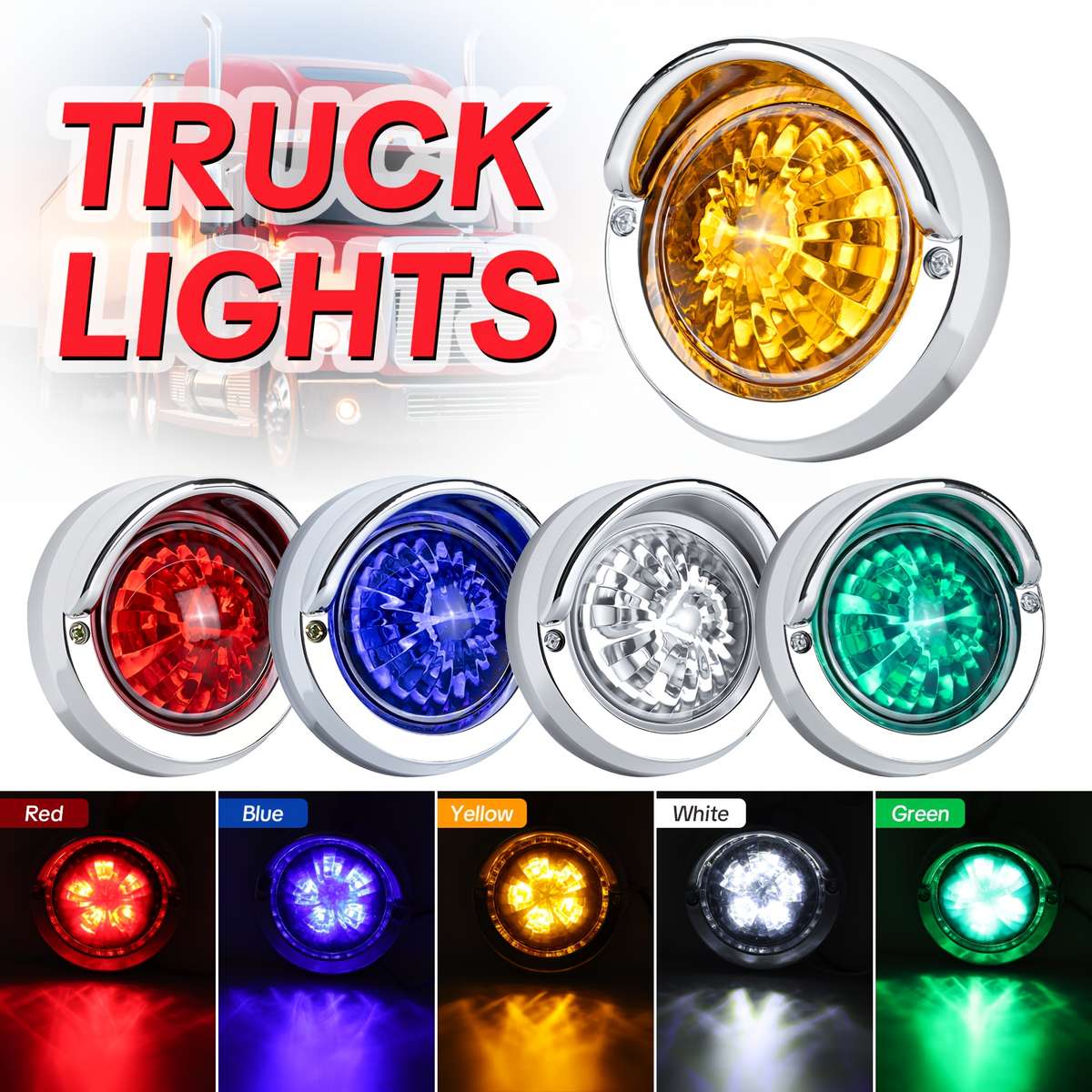 Car Lights Style Red2Pcs