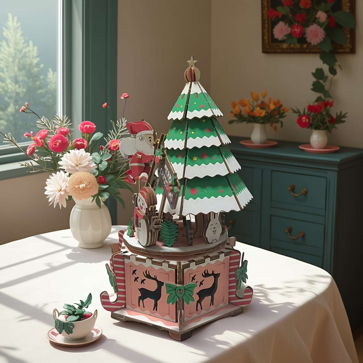 3D Building Model Puzzle Set Model Diy Model