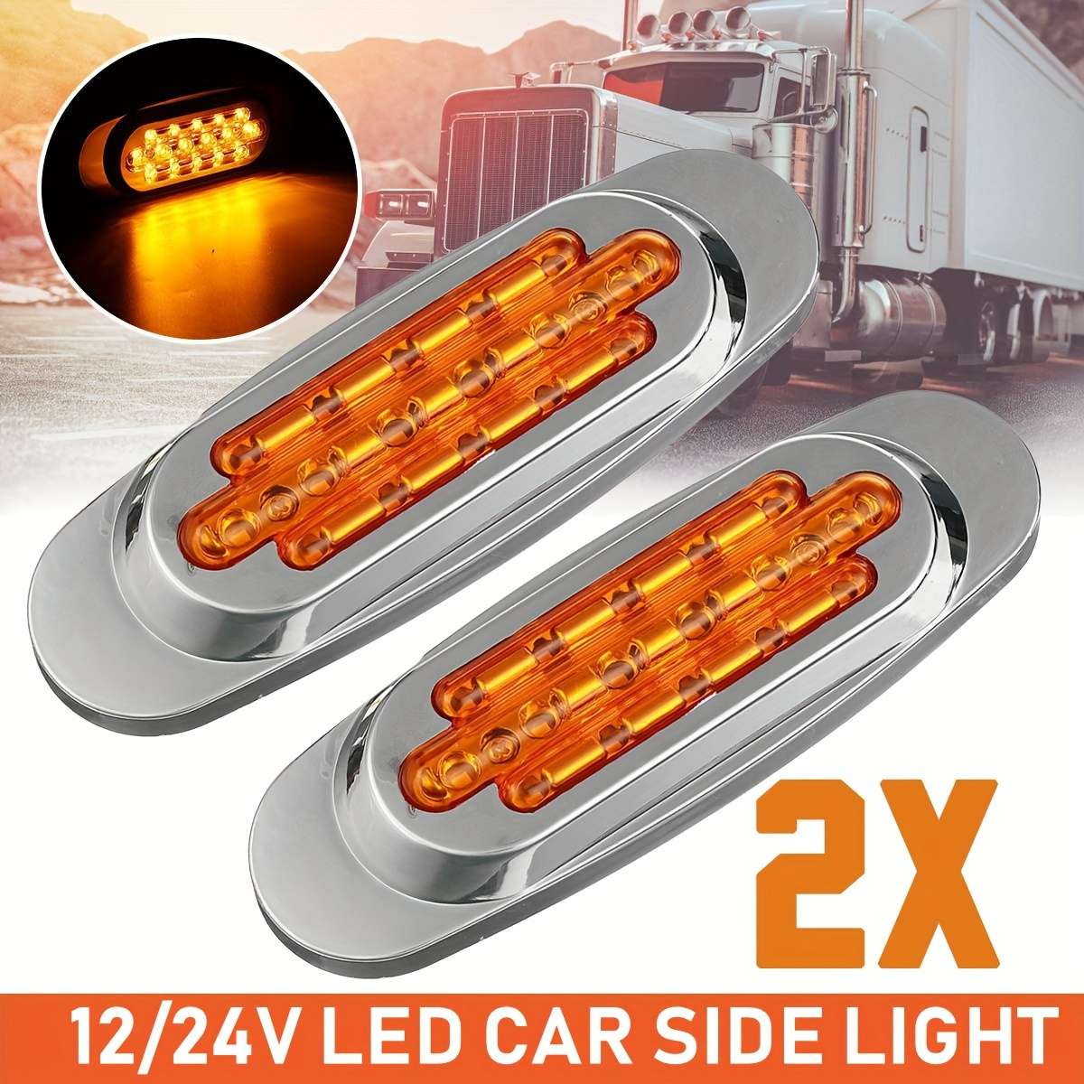 Car Lights Color Red Quantity 2Pcs