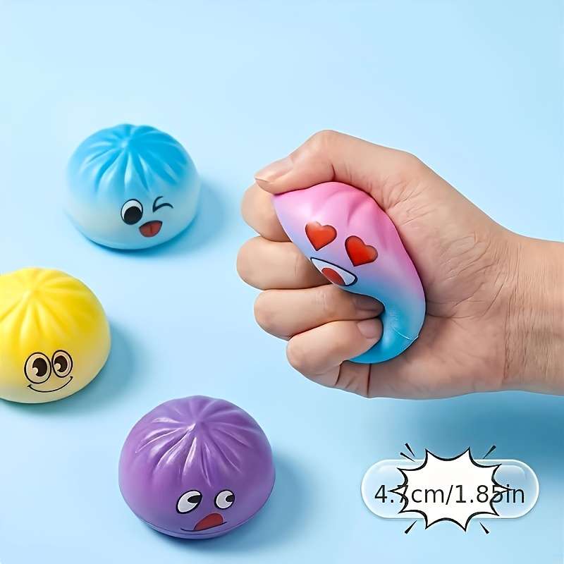 Squeezable Toys Items Slow Rebound Emoji Pack Color Shipped Randomly Quantity 9 Pieces