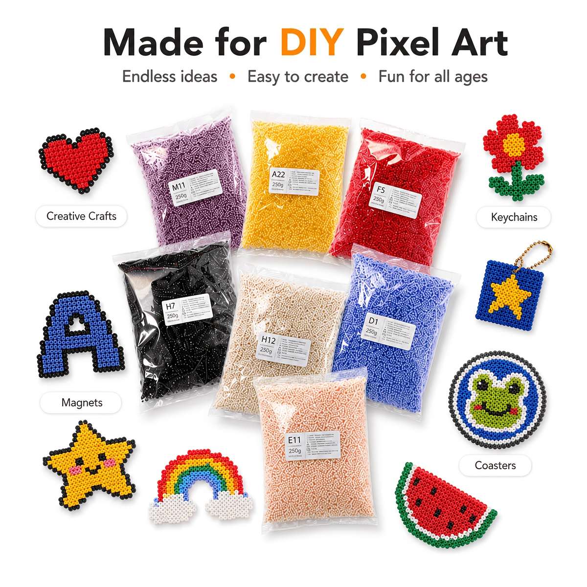 Perler Bead Set H2