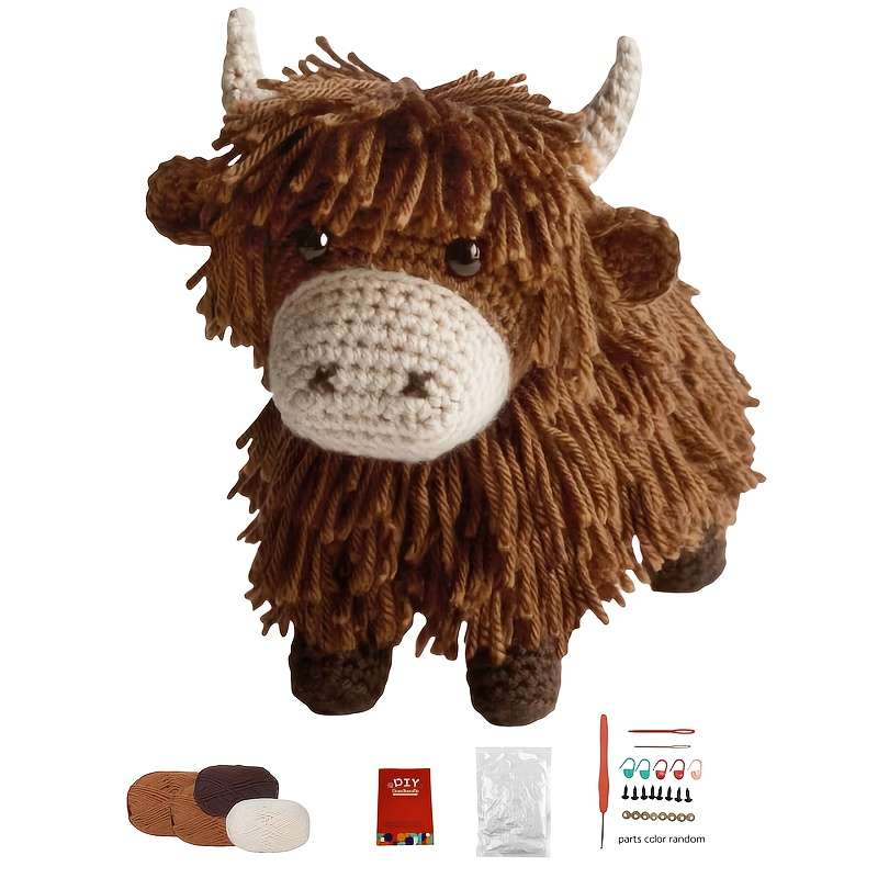 Plush Toyss Style Highland Cattle