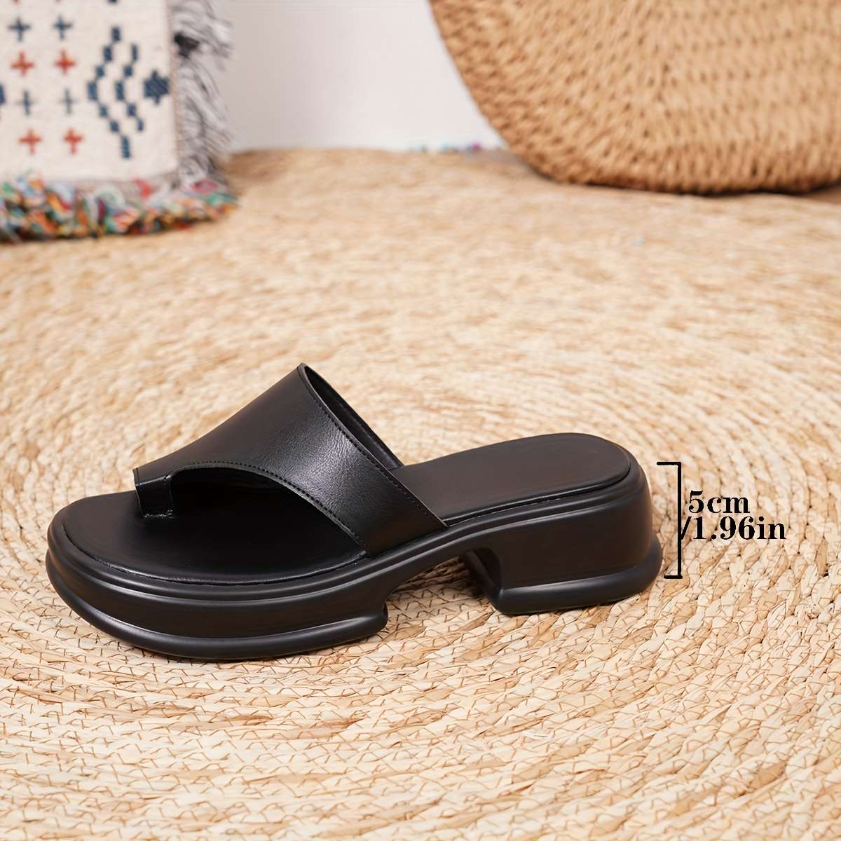 Ladies Summer Flip Flops Black Uk 7