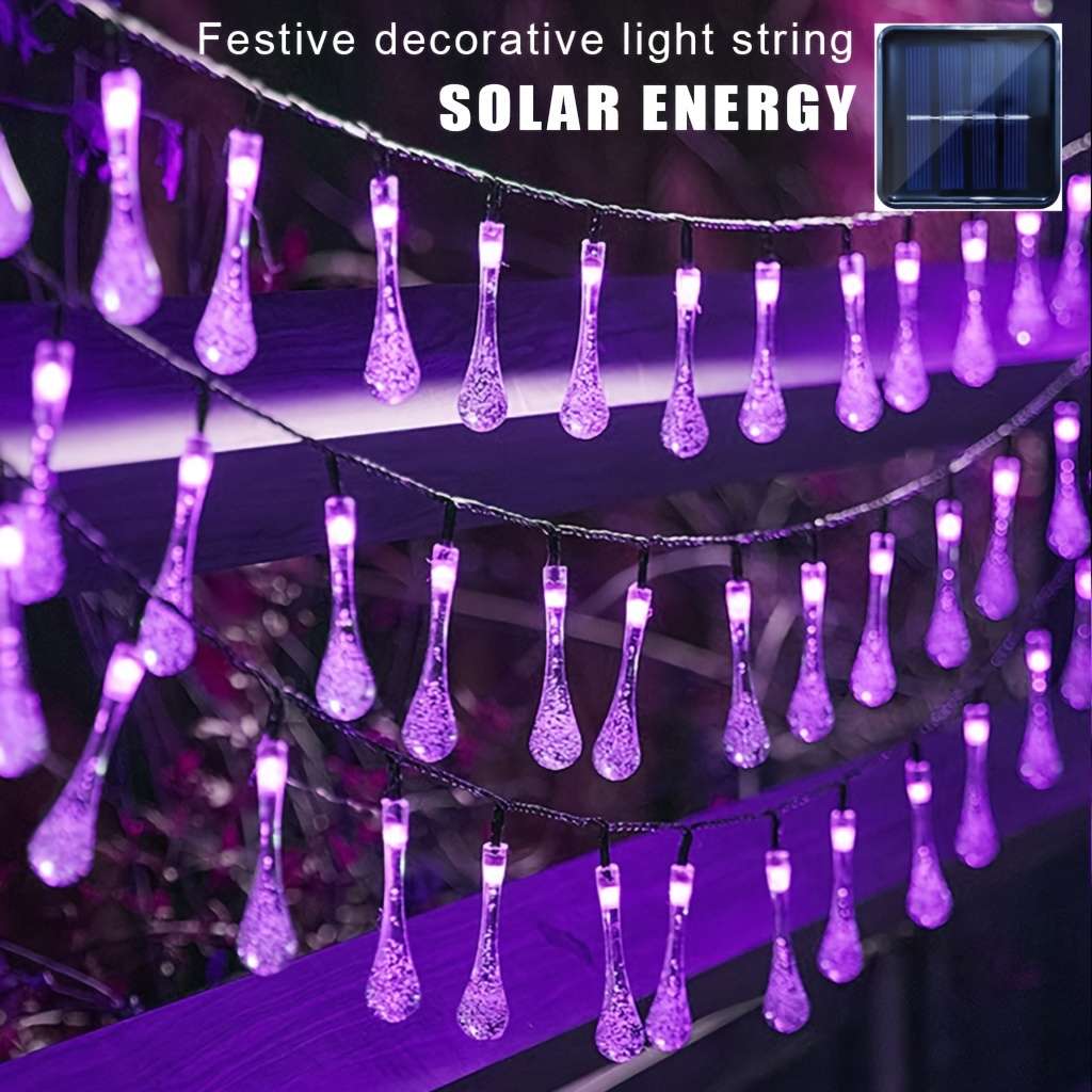 Christmas Lights Purple Light Quantity 5 Meters 20 Lights