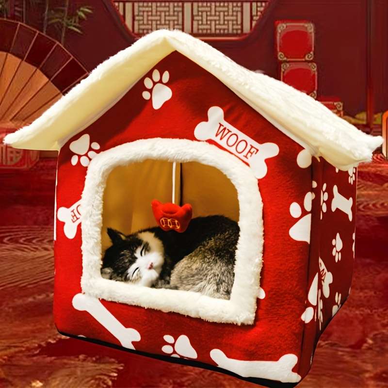Pet supplies color Red size S  30X30X32cm