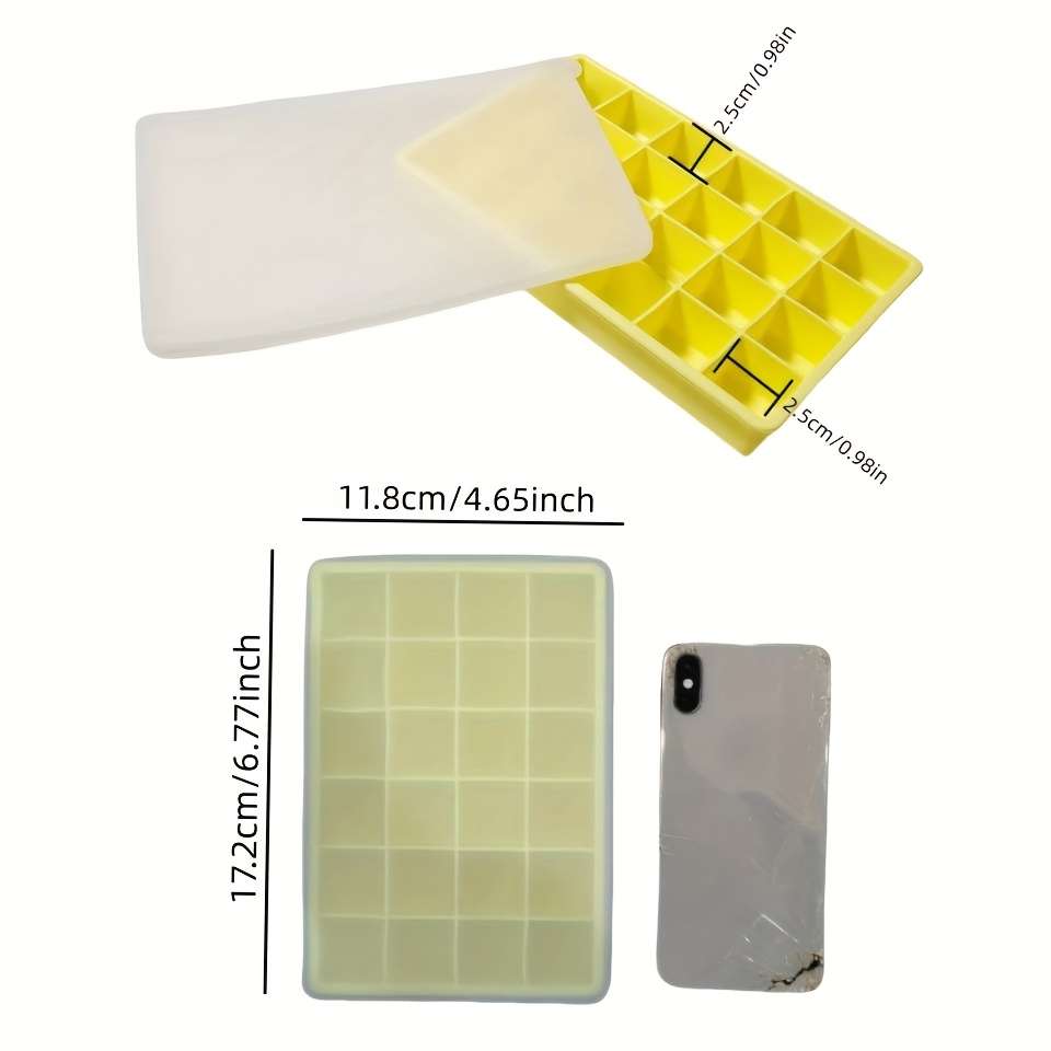 Ice Molds Color Yellow Ice Tray