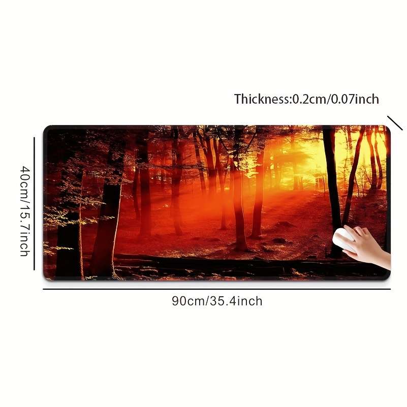 Mouse Pad Size 35.4X15.7Inch