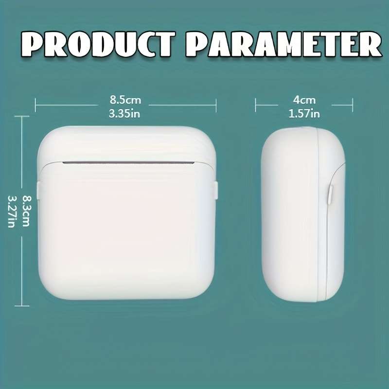 Printer Color Blue 5 Thermal Paper 5 Adhesive Stickers