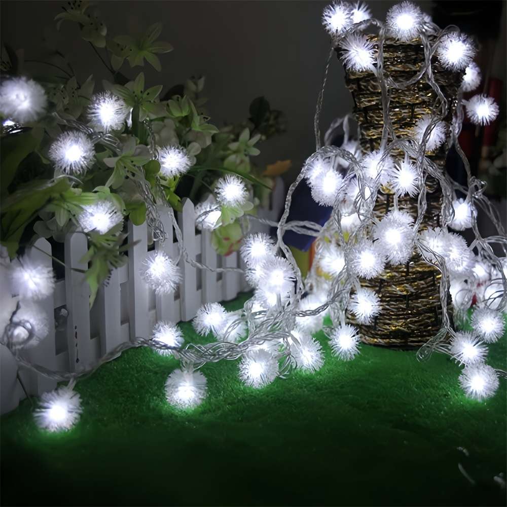 Battery Powe Led Christmas String 6M Red
