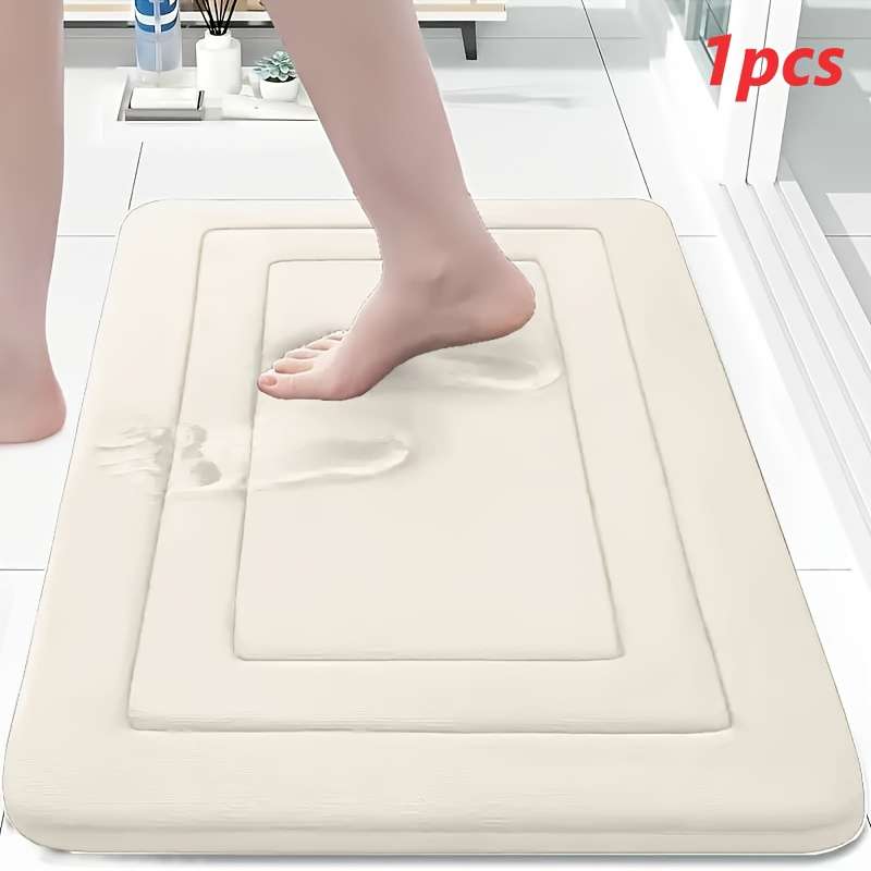 Floor Mats Color 6Pcs Light Gray