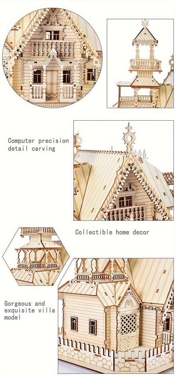 Building Toy Architectural Model Toy Set Material Wood