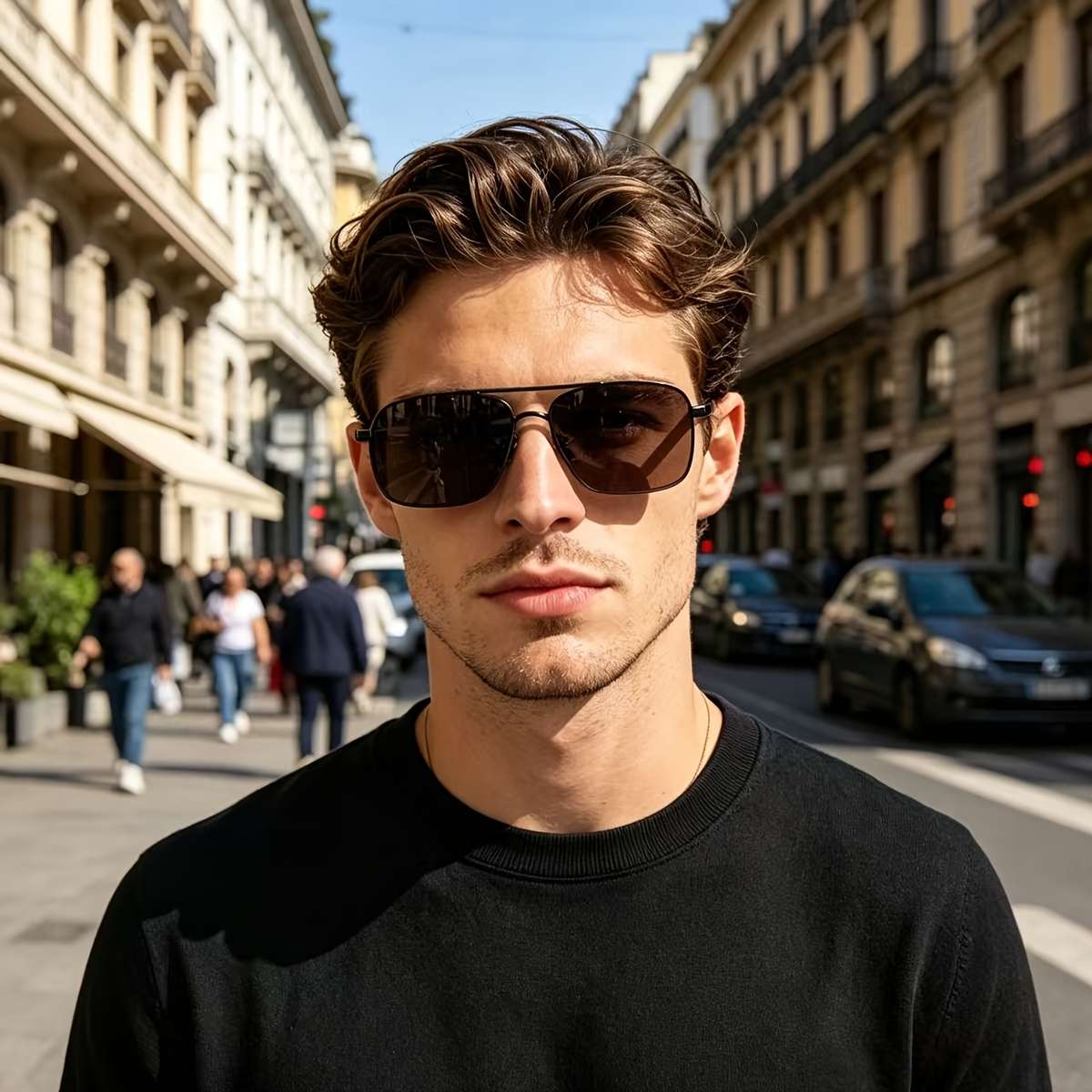 Cycling Glasses Color Sunglasses Uv Protection Black