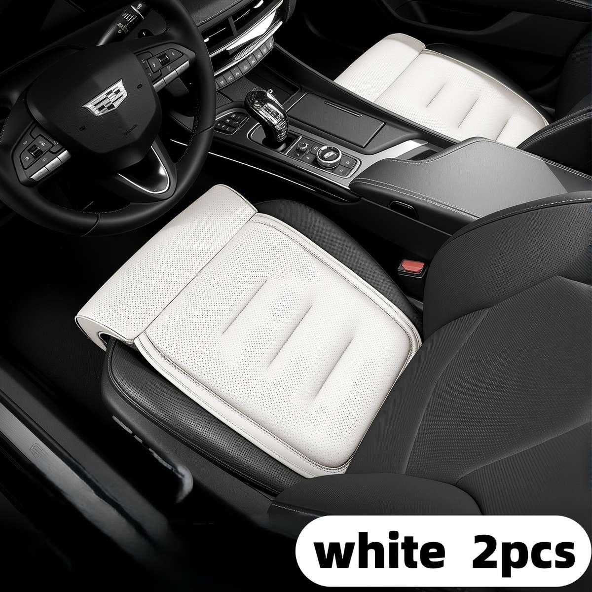 Car Seat Cushion Brown 2Pcs