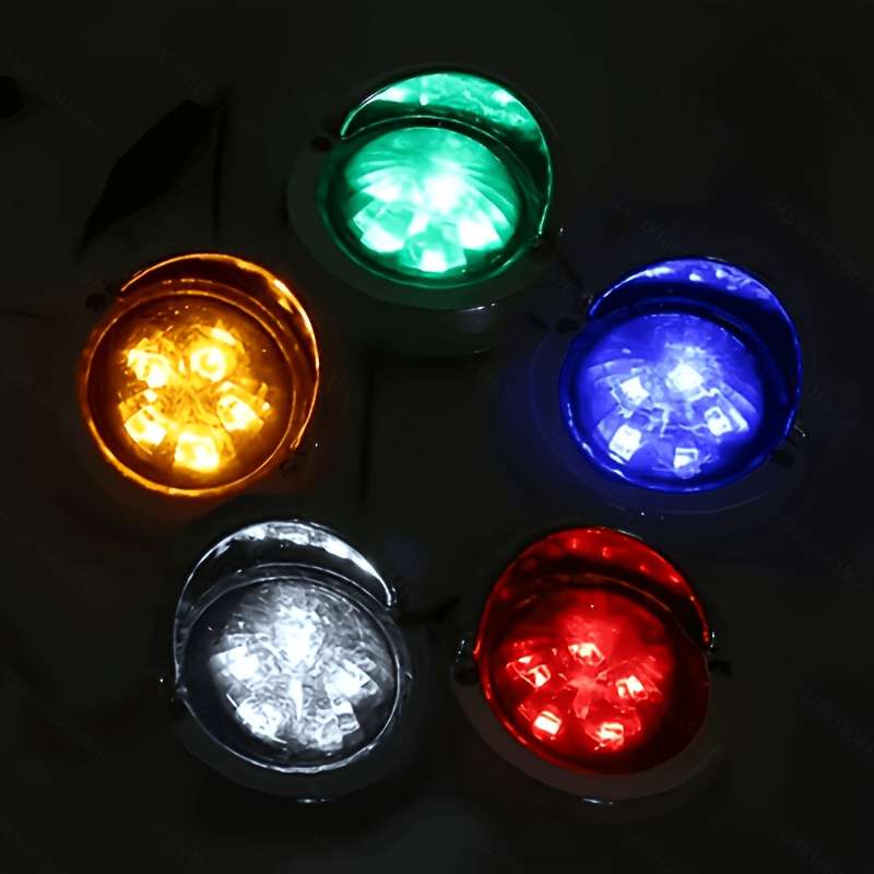 Car Lights Color Red. Quantity