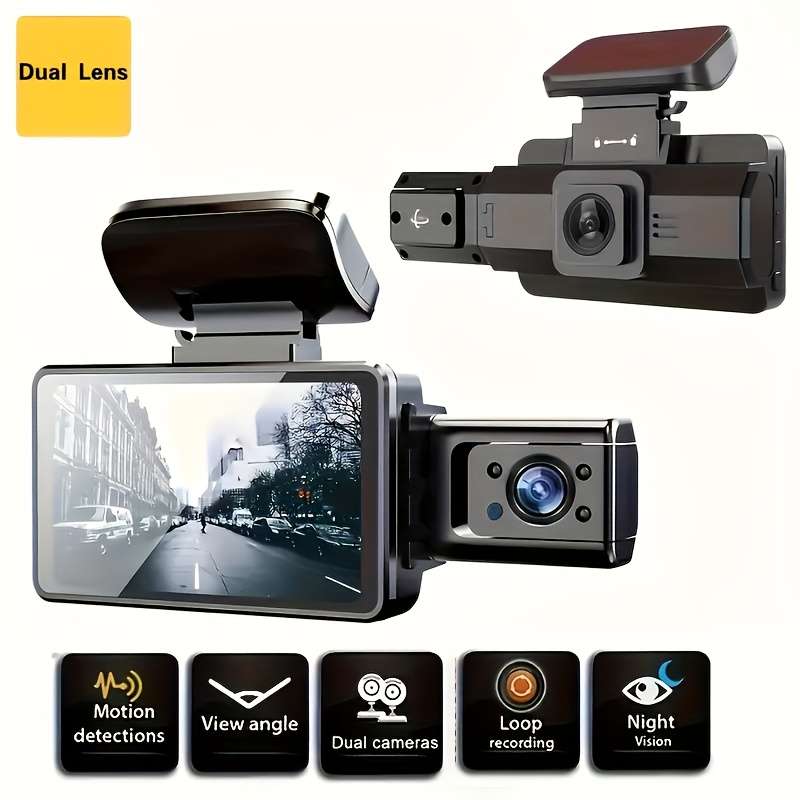 Dashcam Model 3 Front And Rear Internal Cameras  No Memory Card