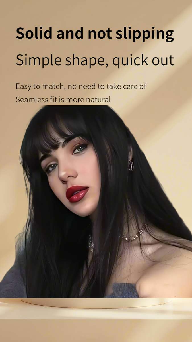 Black Womens Wigs Hair Length 60.96Cm