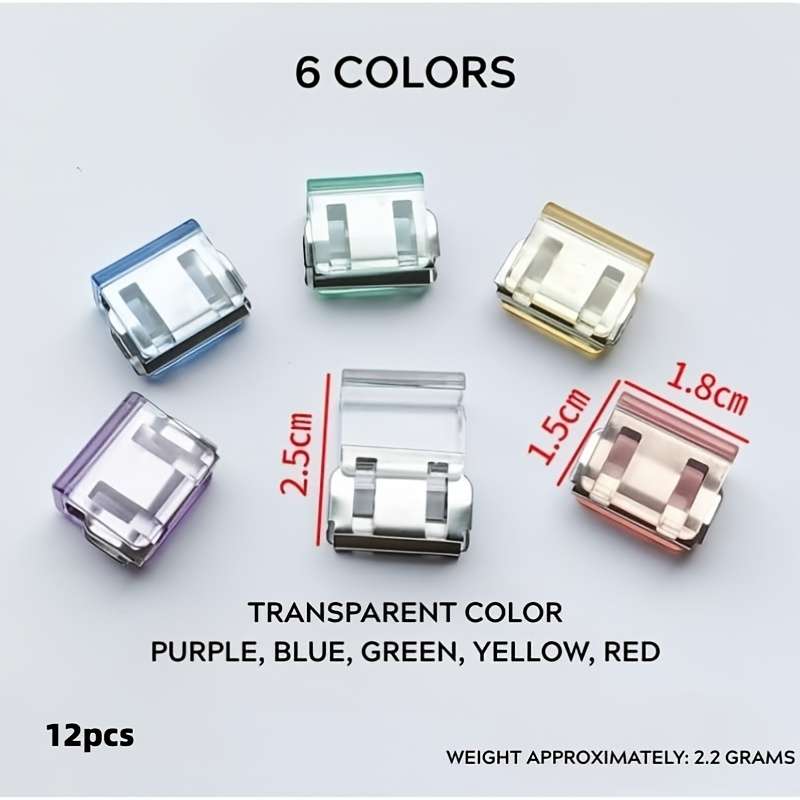 Clip 12Pcsthere Are 2 Of Each Color