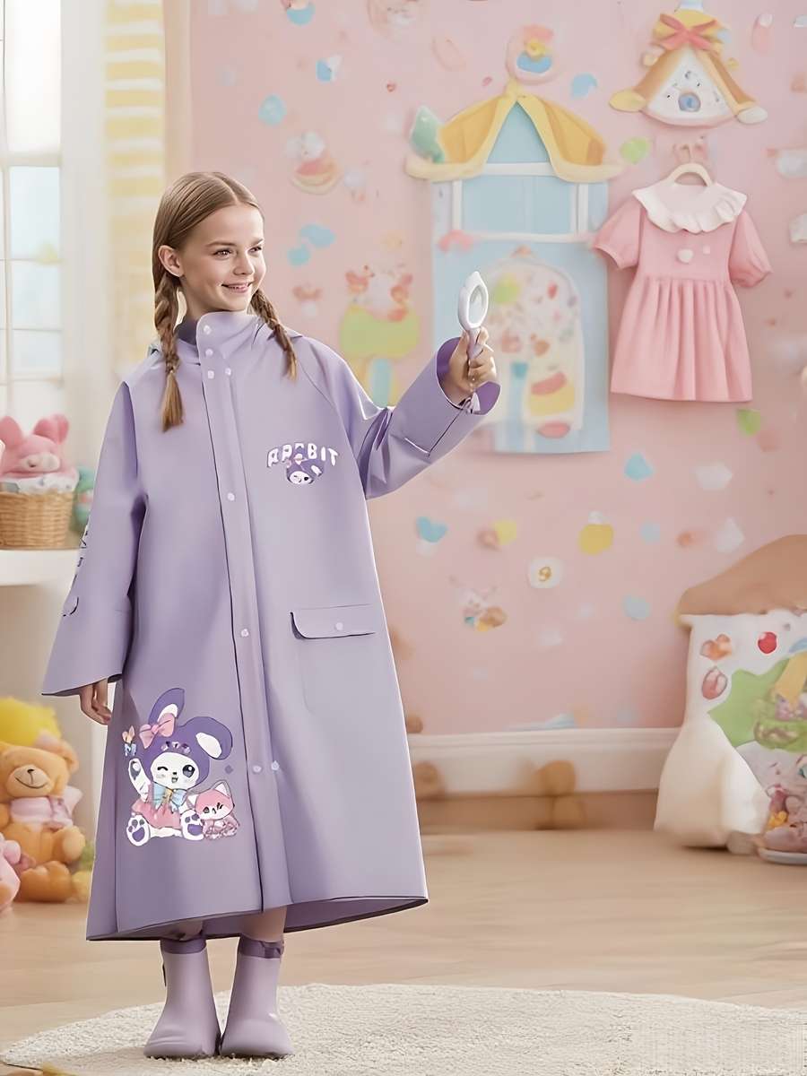 Raincoat Violet Size 910Y