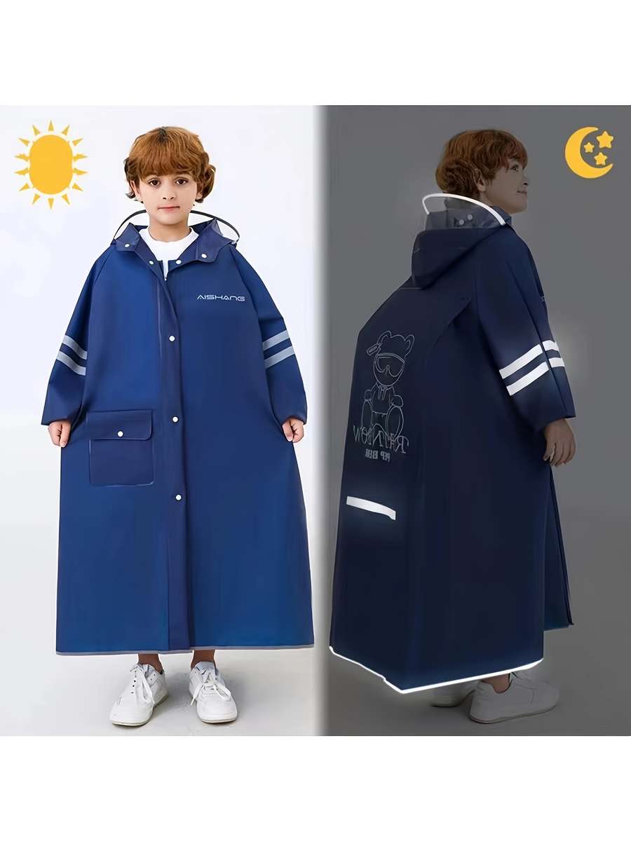 Raincoat Sky Blue Size 910Y