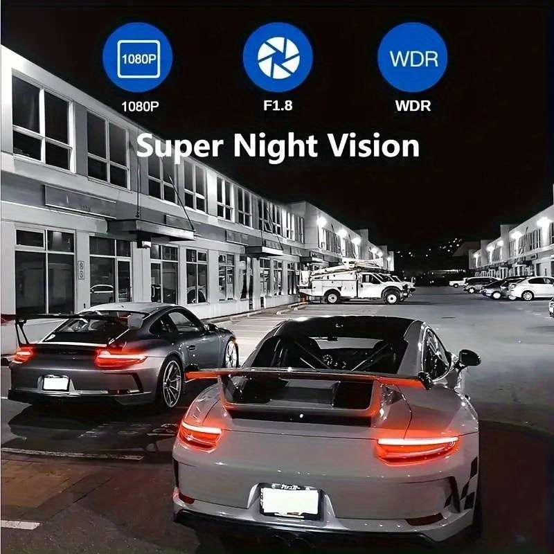 Dashcam Color Black With 32G Memory Card