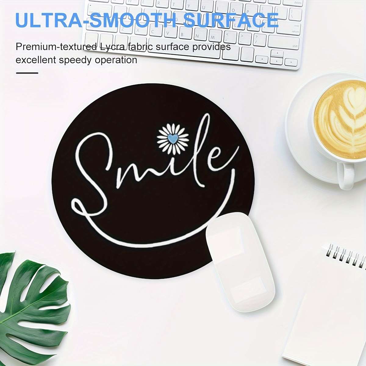 Premium Comfortable Smile Game Mouse Personalized Round For Gift Choice