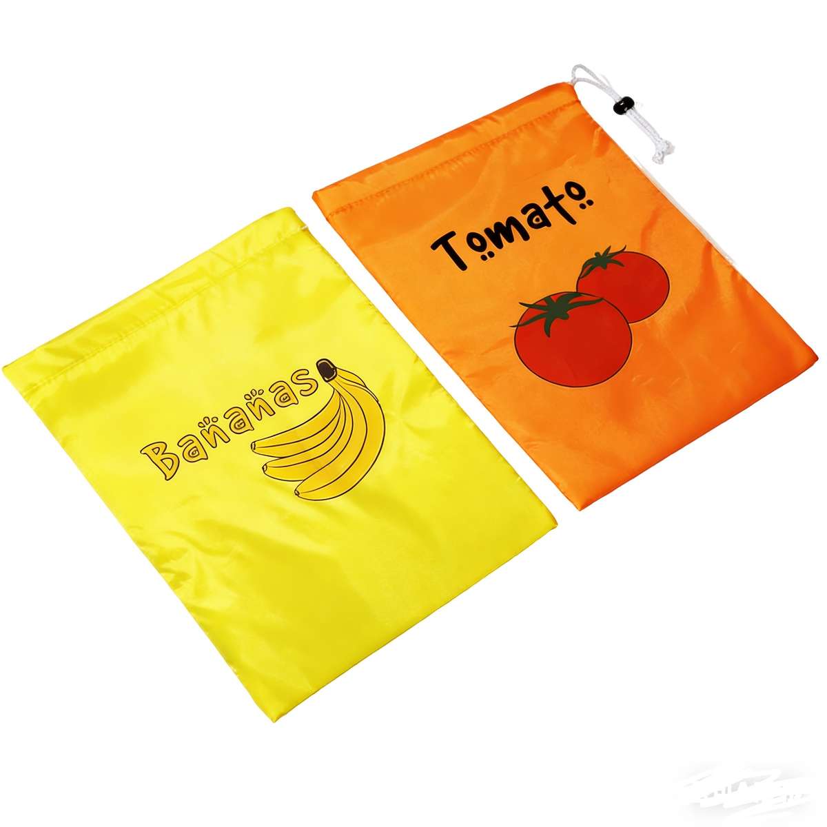 Food Storage Bags Quantity 5Pcs 3Bananastomatolettuce