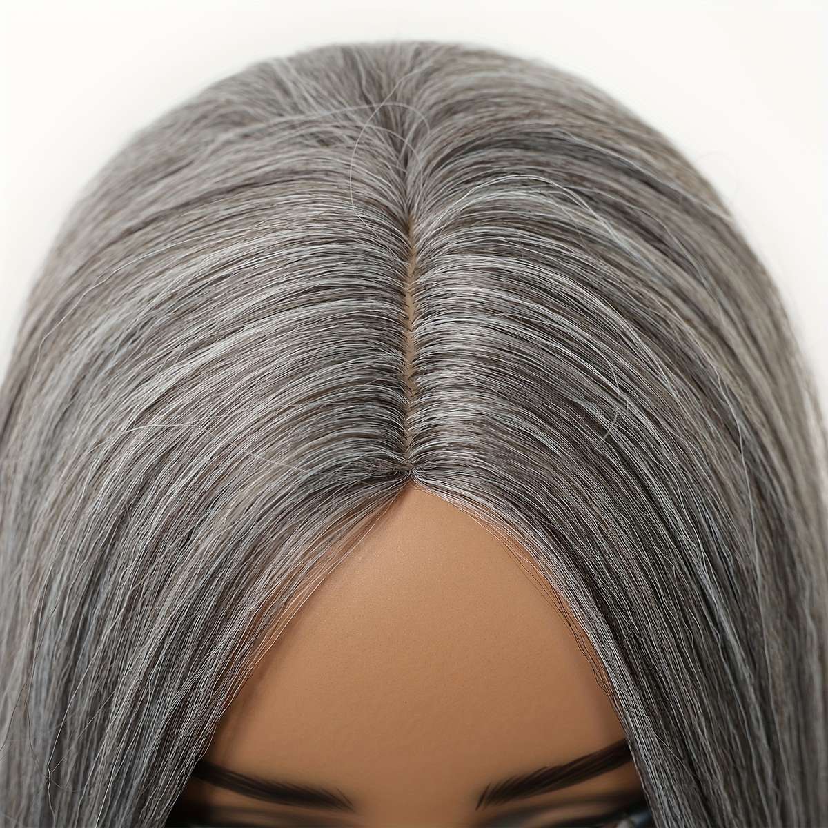 Women S Wigs Grey Hair Length81.28Cm