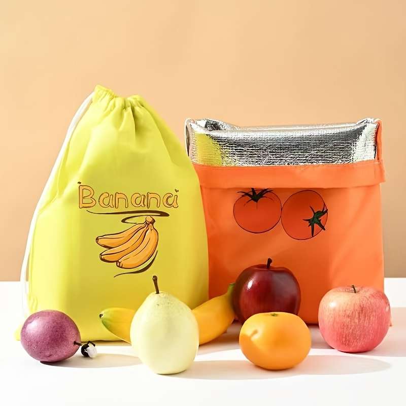 Food Storage Bags Color  Yellow   Orange Quantity1 Set